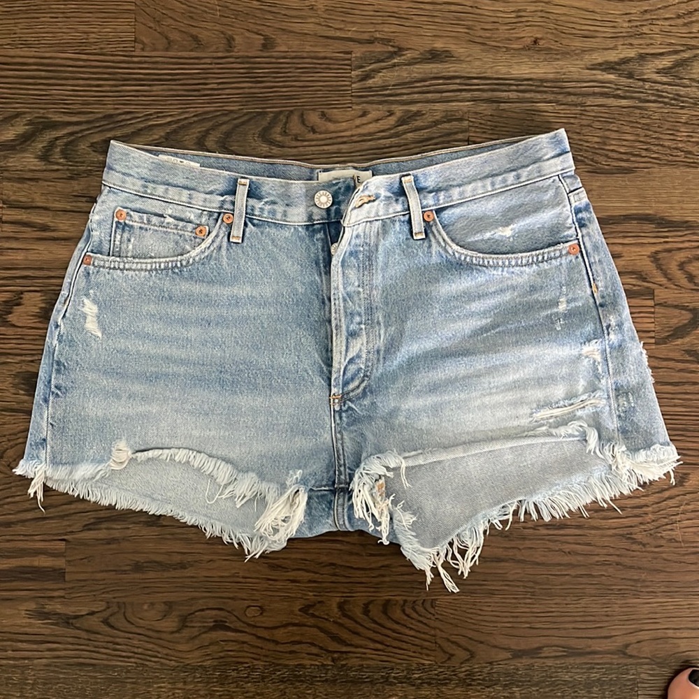 Agolde Parker Vintage Cut-Off Shorts - Swapmeet 30